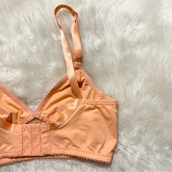FORTNIGHT coral Mira longline wireless bralette - Picture 6 of 7